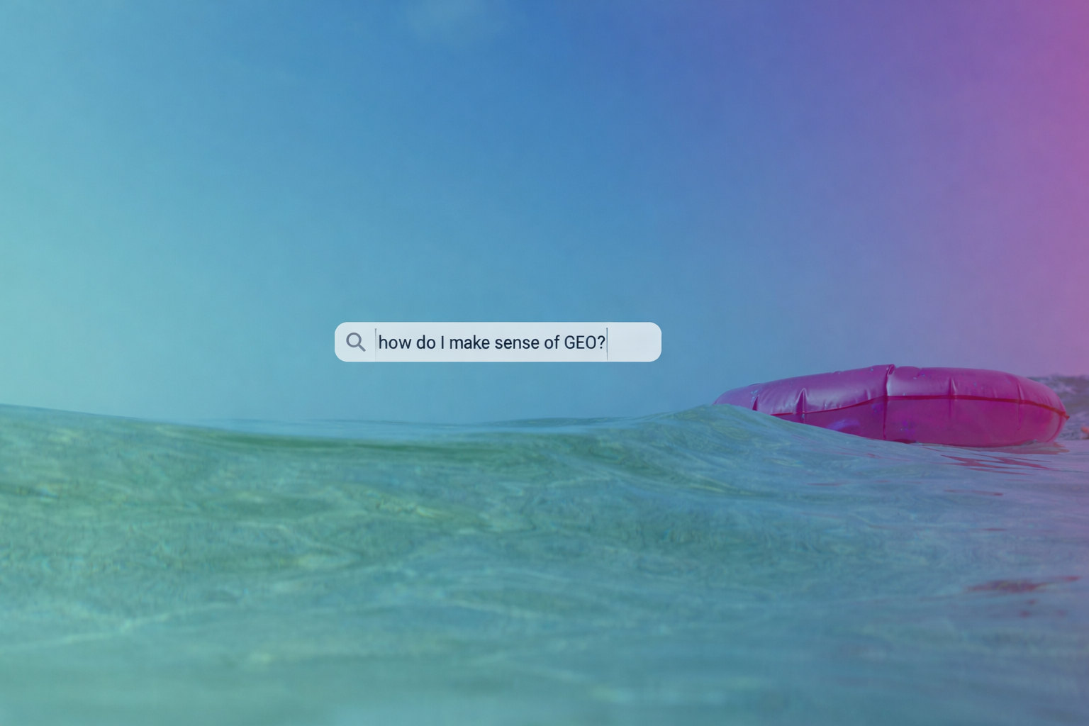 How do I make sense of GEO?